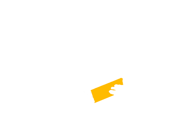 Line Illustration of 2 Businessmen with Tablet