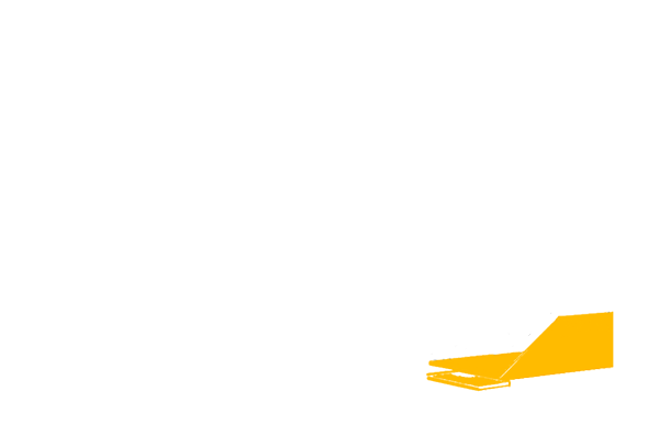 Line Illustration of 2 People Consulting Over Files